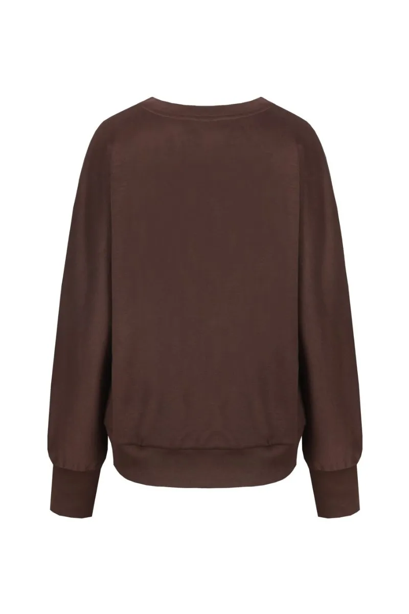 CS The Label Winona Sweater Mocha Brown